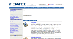 Desktop Screenshot of catalog.datel.com