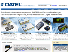 Tablet Screenshot of datel.com